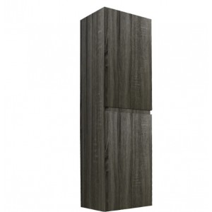 Qubist Dark Grey Wall Hung Tall Boy